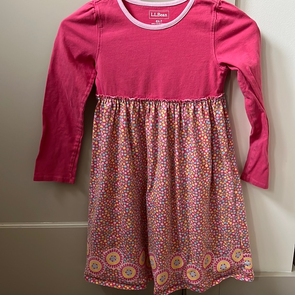 LL Bean Dress- Girls 6X/7